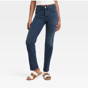 Women's Mid-Rise 80's Slim Fit Jeans - Universal Thread™ Dark Wash 16